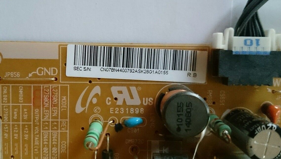 STROMVERSORGUNG BN44-00792A FÜR SAMSUNG T27D390S LT27D390S 27 \"LED